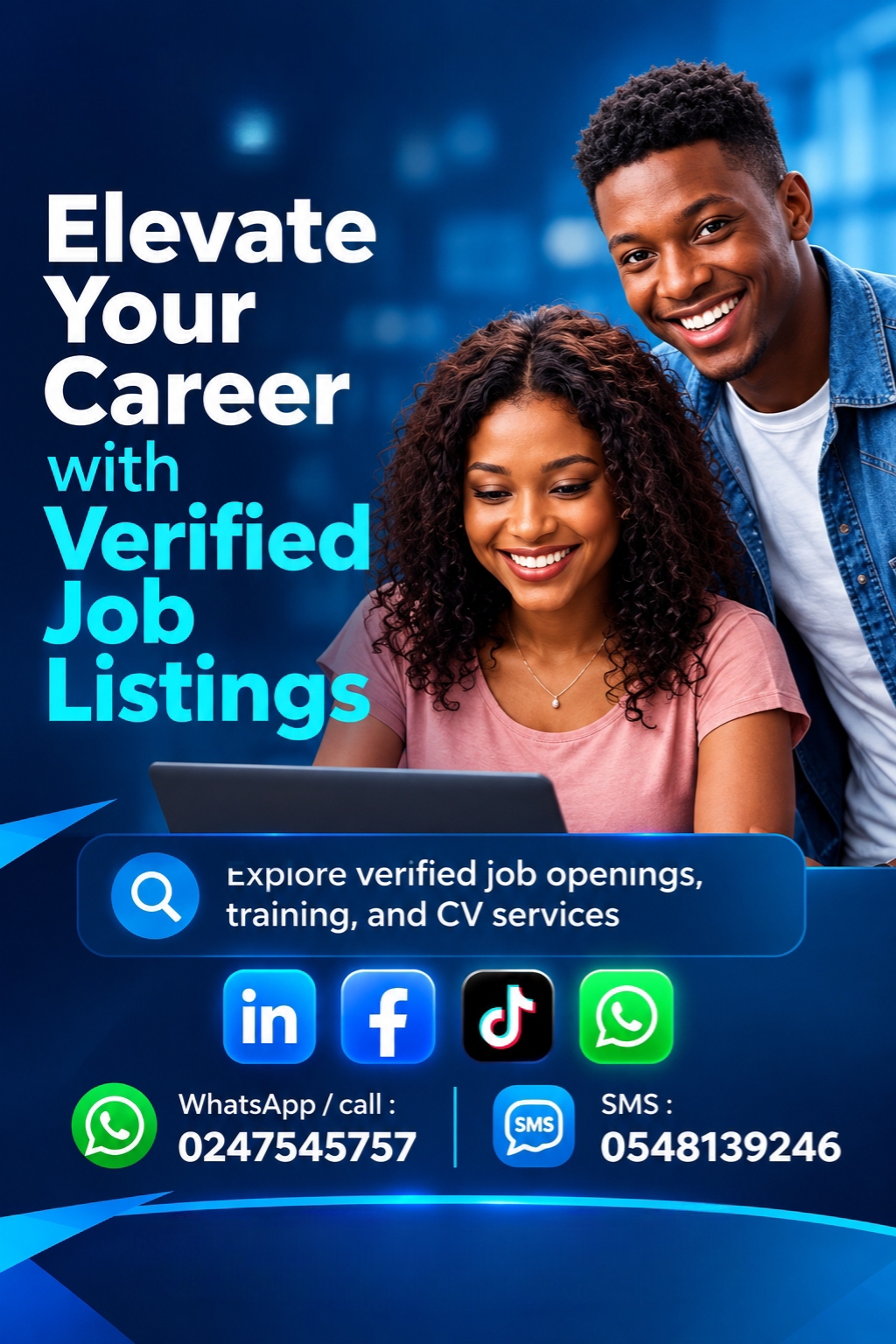 HR Jobs Dey Ghana second promotional flyer